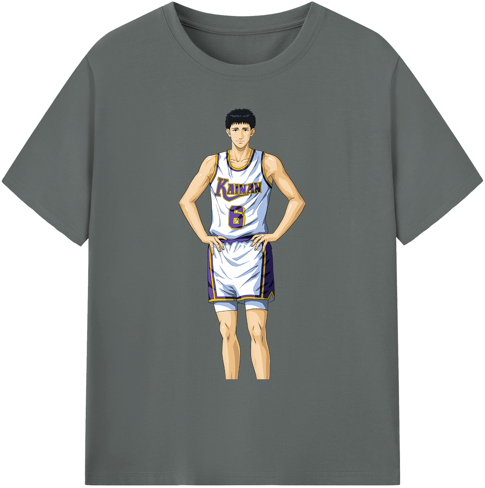（画像用） SLAM DUNK／スラムダンク 綿100％ メンズ半袖Tシャツ｜肌触りやわらか＆通気性